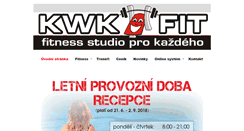 Desktop Screenshot of kwkfit.cz